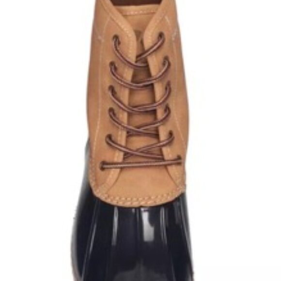 C&C California Women's "Duckie" Lace-up Boots in Cognac Size 6 - Picture 3 of 5